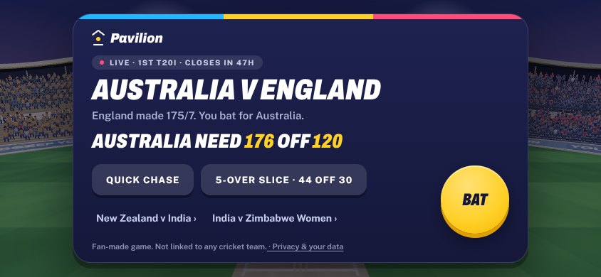 A live match night